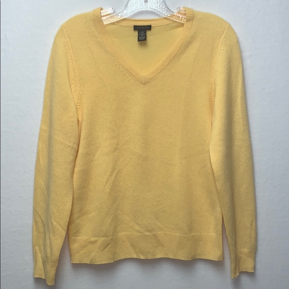 Only Mine Cashmere Sweater In Mustard Yellow SP